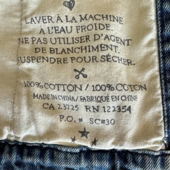 Talula Aritzia Denim and Vegan Leather Jacket - Picture 9 of 12